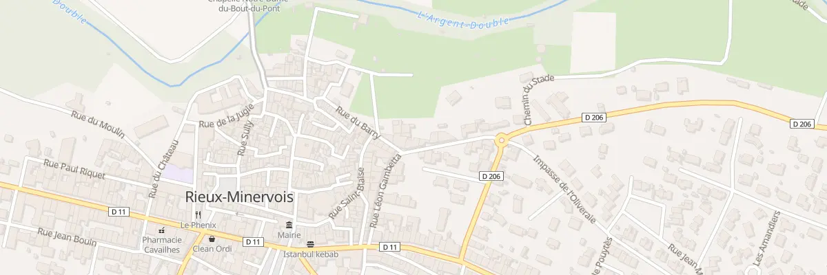 Plan du 29 Rue du Barry à Rieux-Minervois