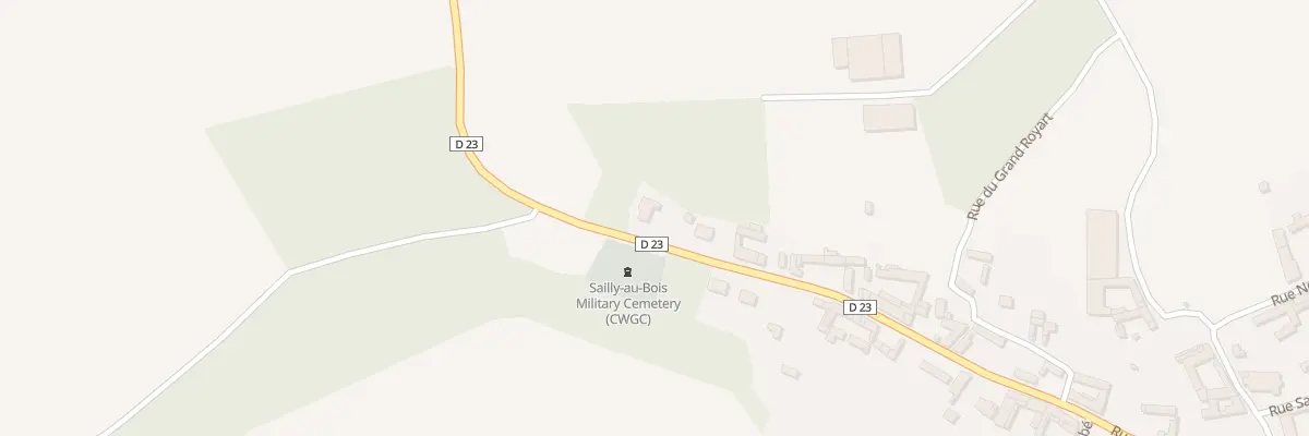 Plan du 38 Rue aux Cailloux à Sailly-au-Bois
