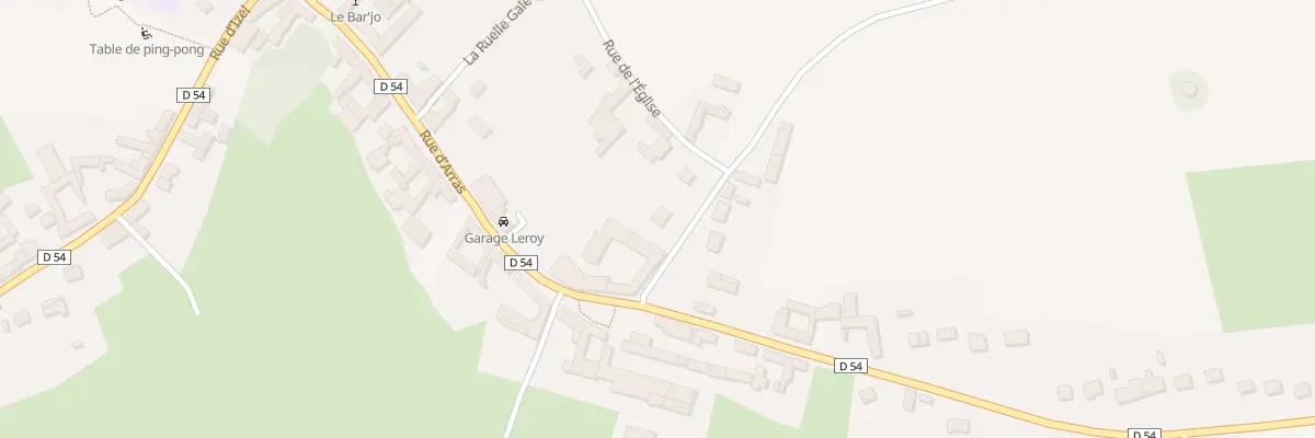 Plan du 18T Rue de l’Eglise à Hermaville