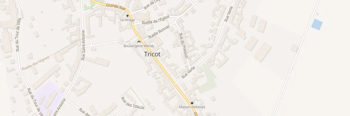 Plan du 43 Gr Grande Rue à Tricot