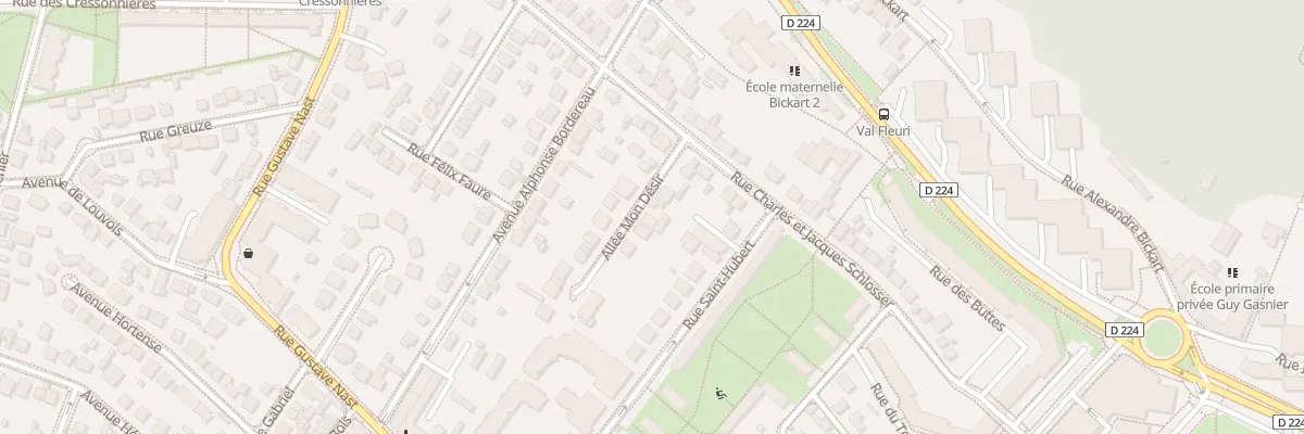 Plan du 5 All Mon Désir à Chelles
