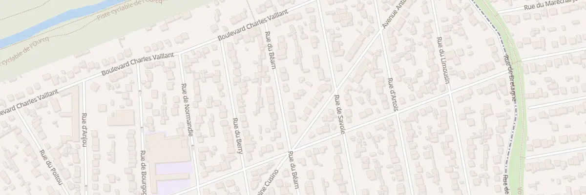 Plan du 23 Rue de Bearn à Tremblay-en-France