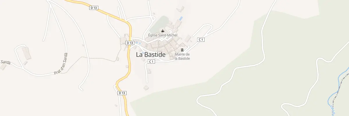 Plan du 35 Le Village à La Bastide