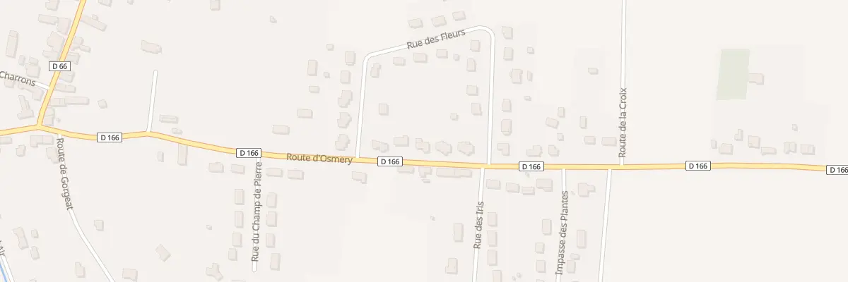 Plan du 21 Rte d’Osmery à Vornay
