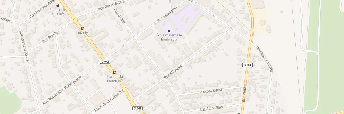 Plan du 21 Rue Michelet à Montluçon