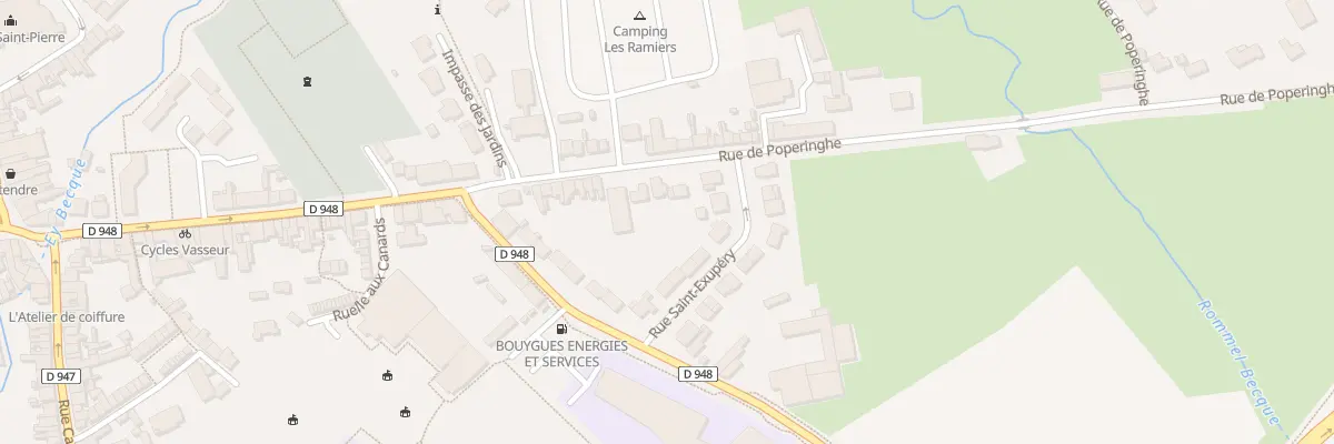 Plan du 88 Rue de Poperinghe à Steenvoorde