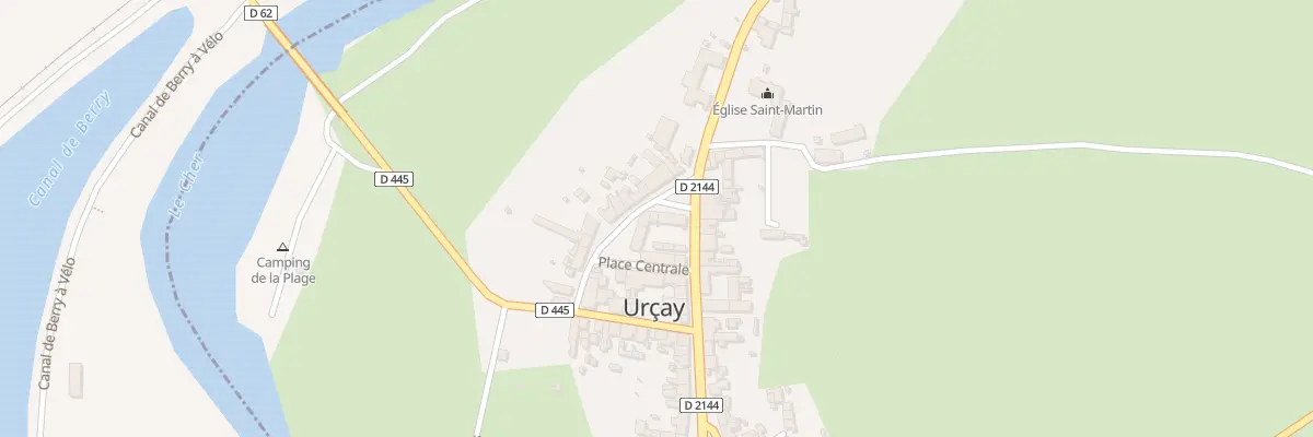 Plan du 3 Pl du Marche à Urçay