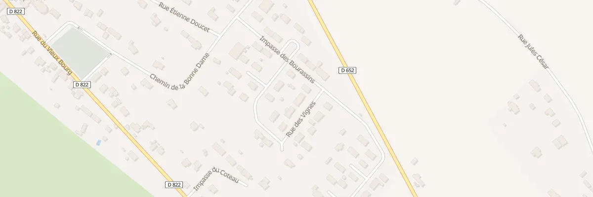 Plan du 297 Rue des Vignes à Nevoy