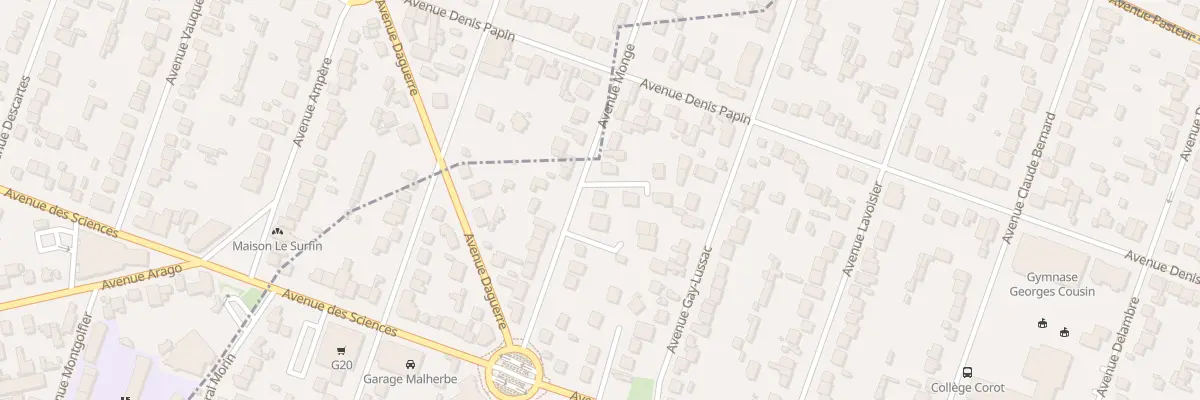 Plan du 64 Av Monge à Chelles