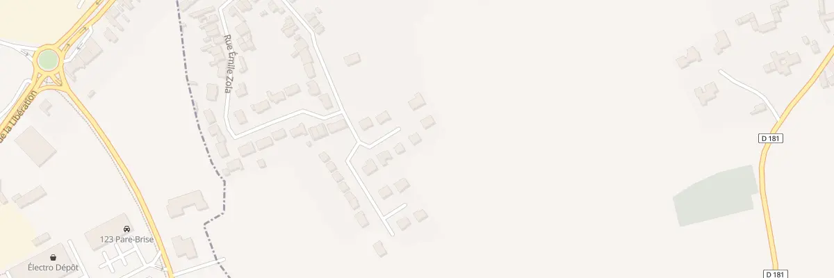Plan du 8 Imp des Chênes à Hesdigneul-lès-Béthune