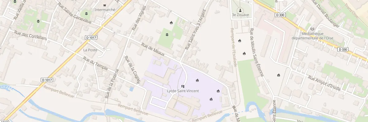 Plan du 31 Rue de Meaux à Senlis