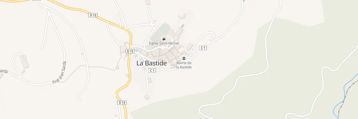 Plan du 28 Le Village à La Bastide