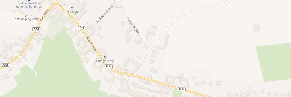 Plan du 18B Rue de l’Eglise à Hermaville