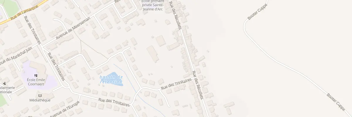 Plan du 50 Rue des Récollets à Hondschoote