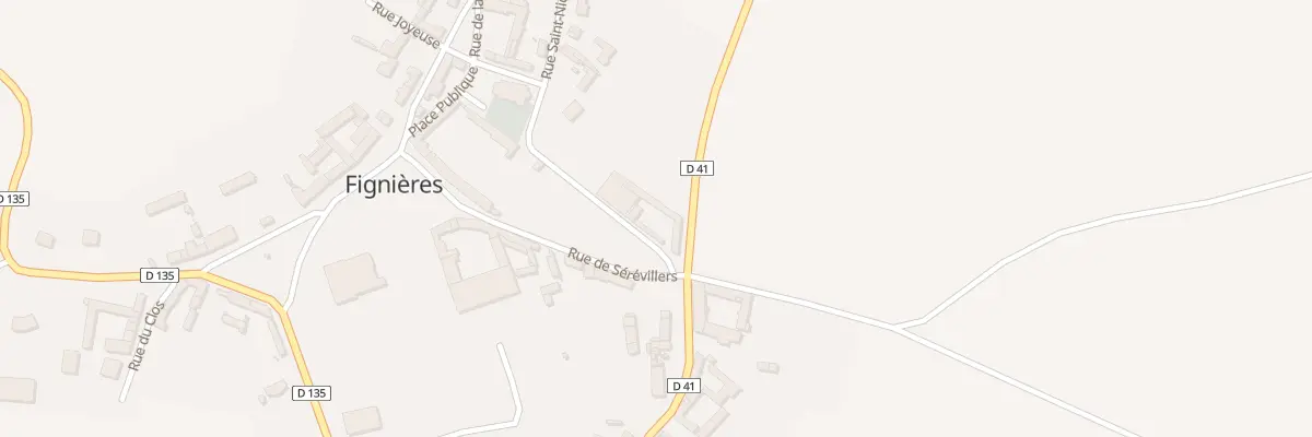 Plan du 6 Rue de l’Église à Fignières