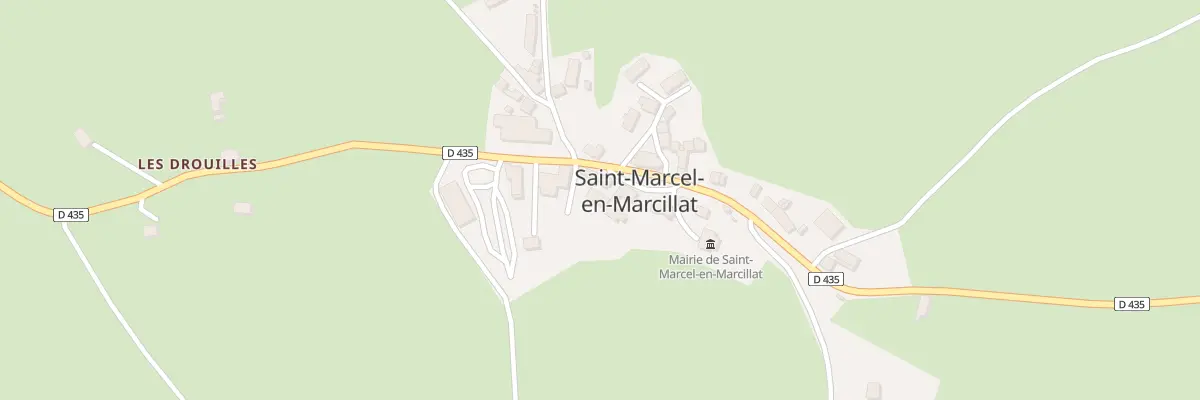 Plan du 15 Rte du Pont de Rameau à Saint-Marcel-en-Marcillat