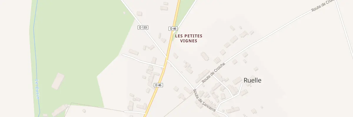 Plan du 1 Rte de Sancerre à Aubinges
