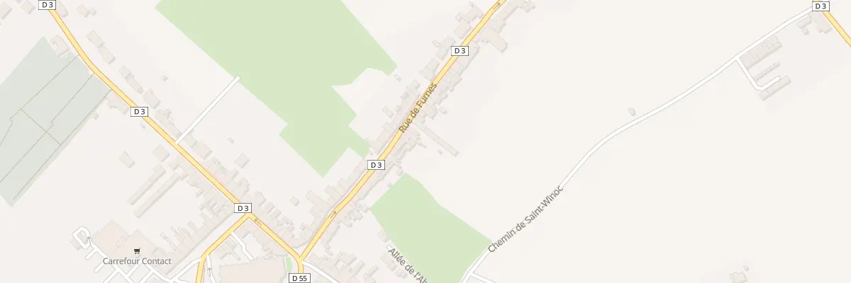 Plan du 38 Rue de Furnes à Hondschoote
