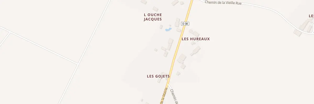 Plan du 36 Rue de la Mairie à Moulon