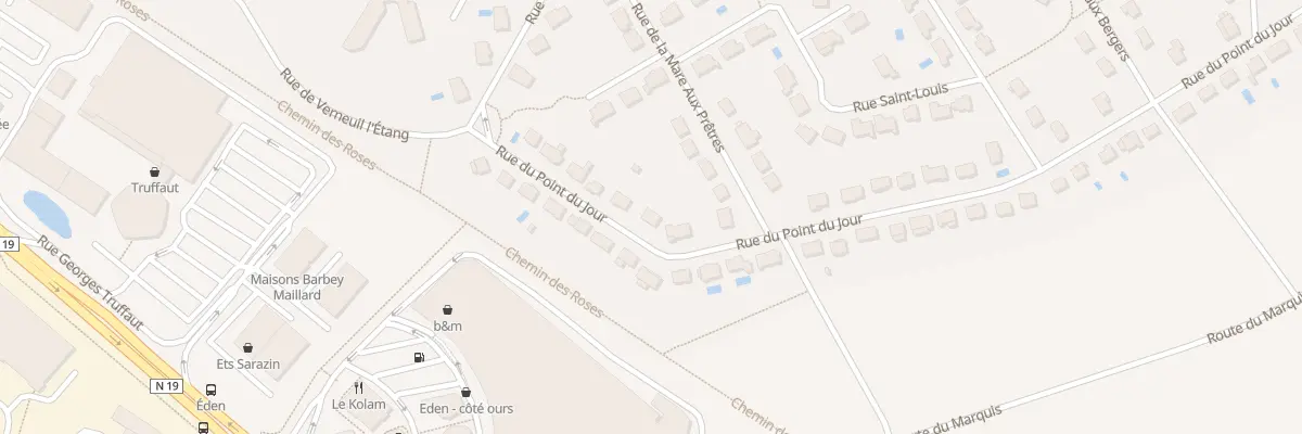 Plan du 11 Rue du Point du Jour à Servon