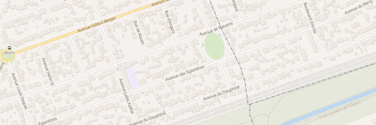 Plan du 94 Av des Eglantines à Tremblay-en-France