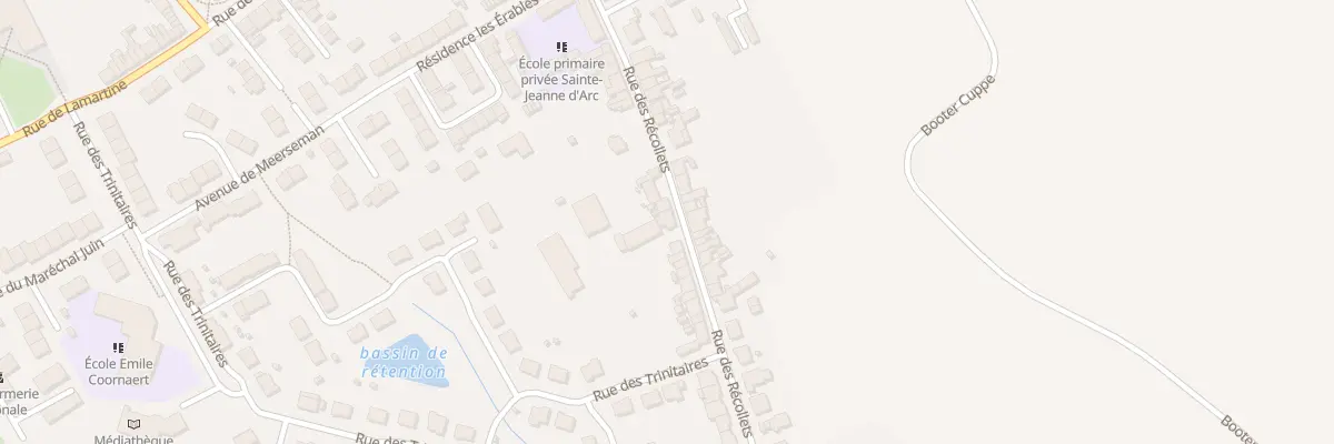 Plan du 44 Rue des Récollets à Hondschoote