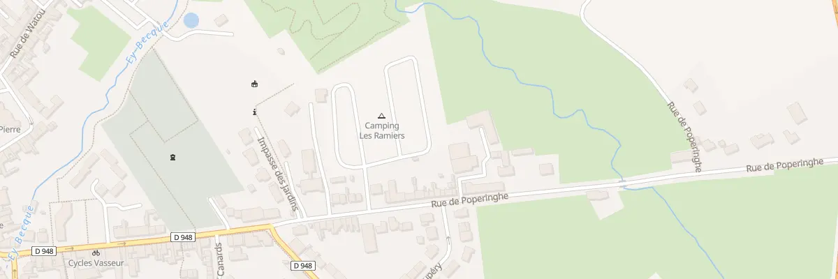 Plan du 9016 Rue de Poperinghe à Steenvoorde