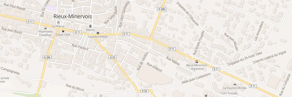 Plan du 23 Rue du Doc Calmette à Rieux-Minervois