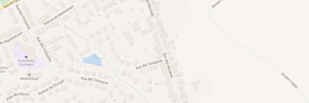 Plan du 58 Rue des Récollets à Hondschoote
