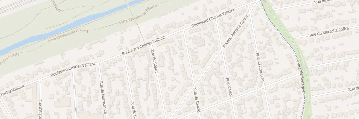 Plan du 12 Rue de Savoie à Tremblay-en-France