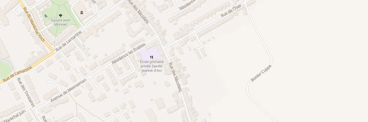 Plan du 35 Rue des Récollets à Hondschoote