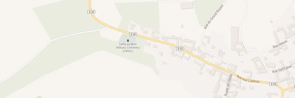 Plan du 23 Rue aux Cailloux à Sailly-au-Bois