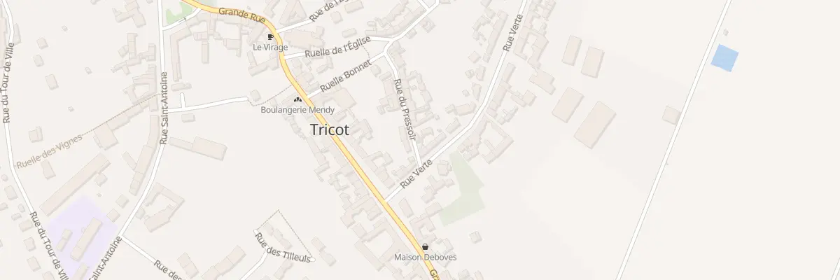 Plan du 5 Rue Verte à Tricot