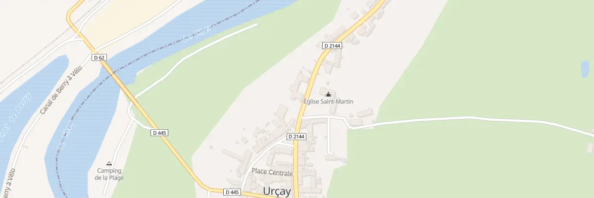 Plan du 81 Rte Nationale à Urçay