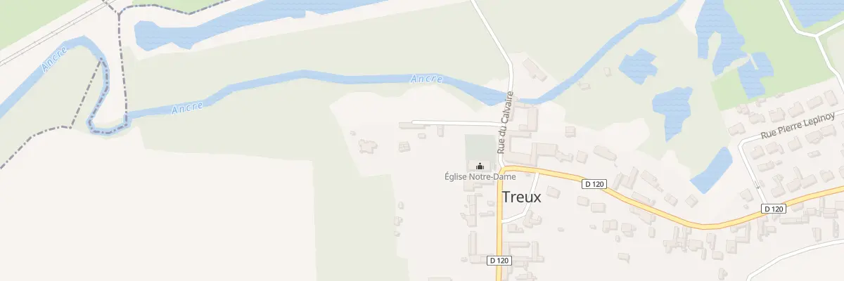 Plan du 20 Rue du Calvaire à Treux