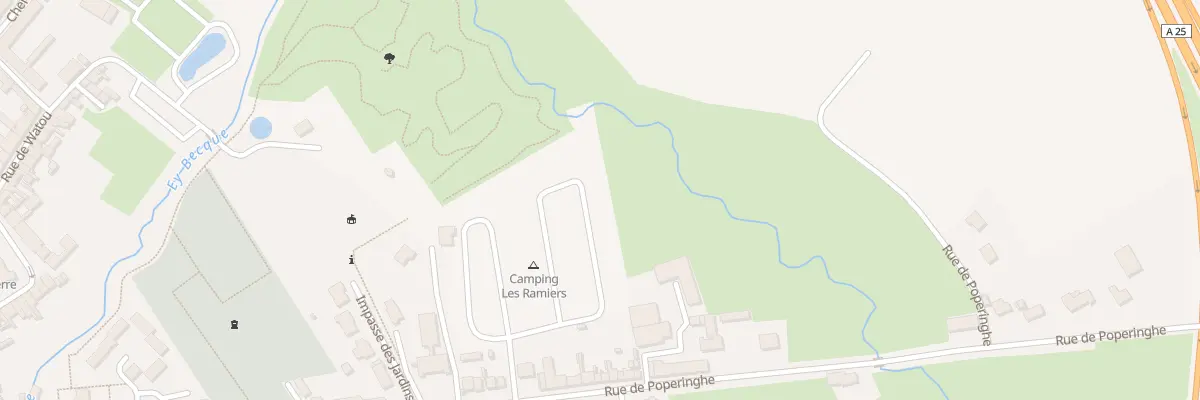 Plan du 9011 Rue de Poperinghe à Steenvoorde