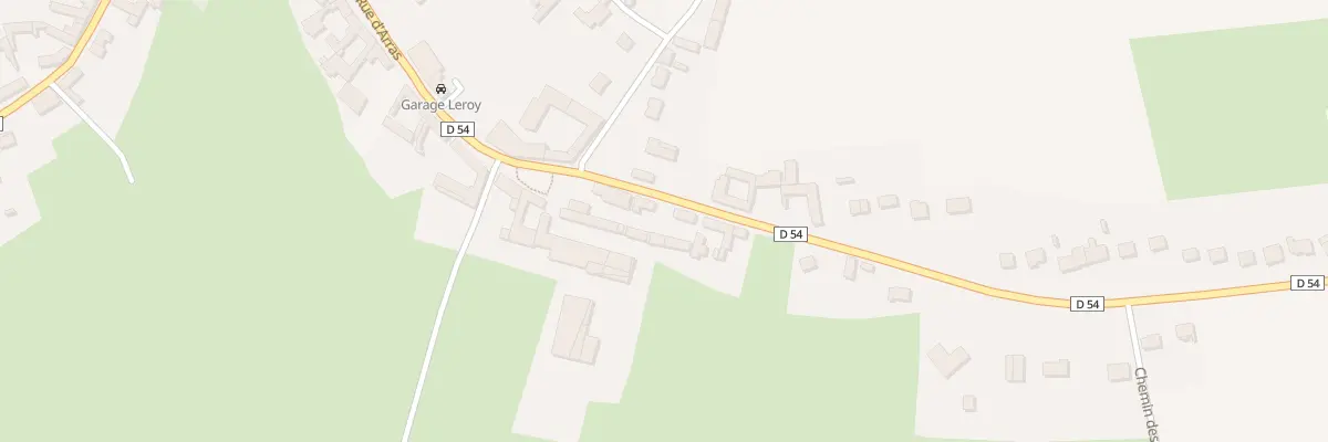 Plan du 38 Rue d’Arras à Hermaville