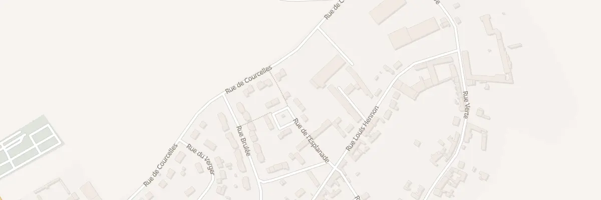 Plan du 6 Rue de l’Esplanade à Tricot