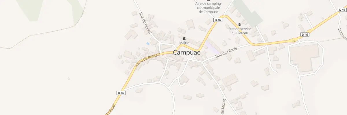 Plan du 4 Rue de la Fon à Campuac