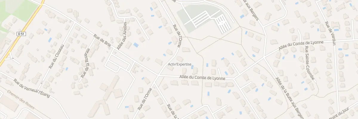 Plan du 7 Rue de l’Orme à Servon