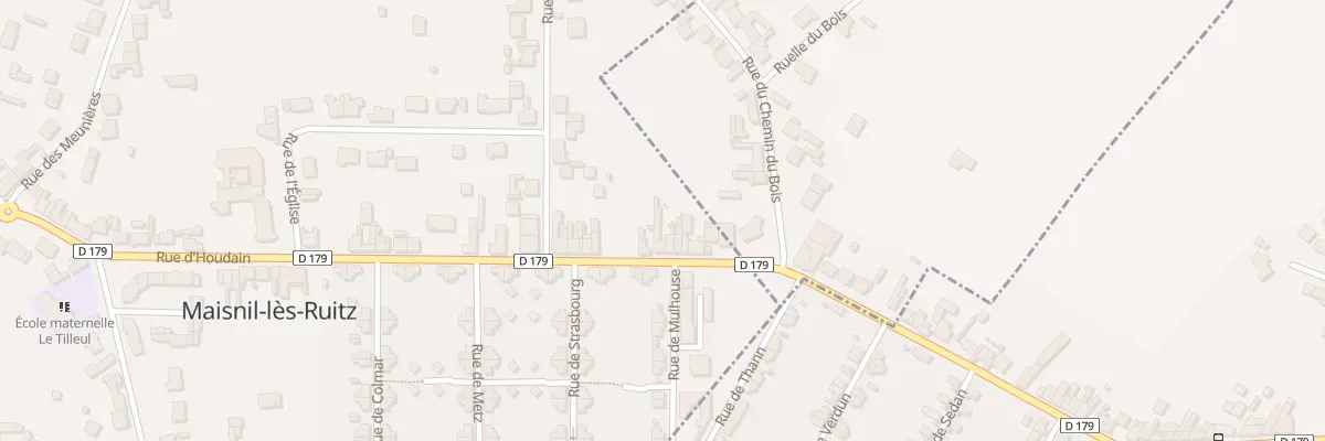 Plan du 6 Rue d’Houdain à Maisnil-lès-Ruitz