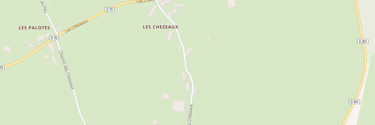 Plan du 27 All des Chezeaux à Audes