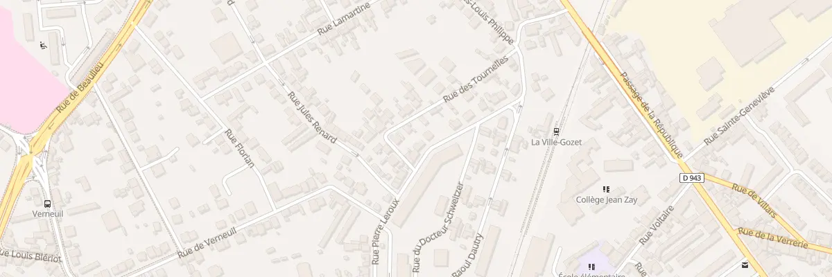 Plan du 25 Rue des Tournelles à Montluçon
