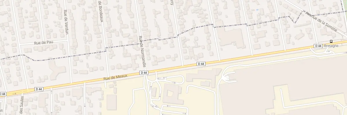 Plan du 317 Rue de Meaux à Vaujours