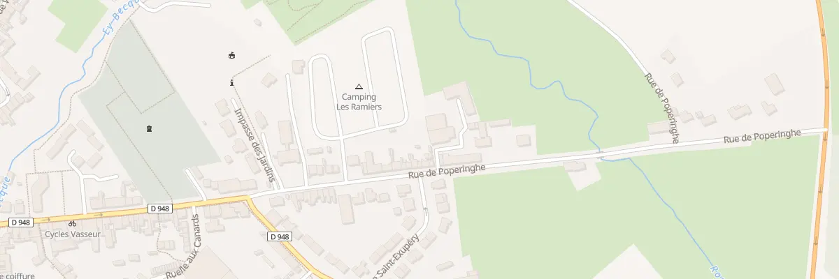 Plan du 53 Rue de Poperinghe à Steenvoorde