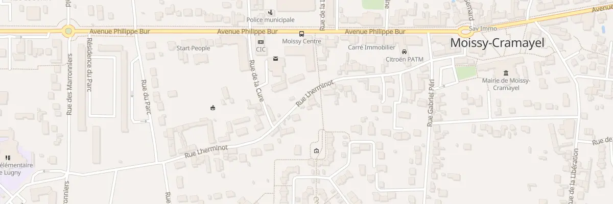 Plan du 285 Rue Lherminot à Moissy-Cramayel