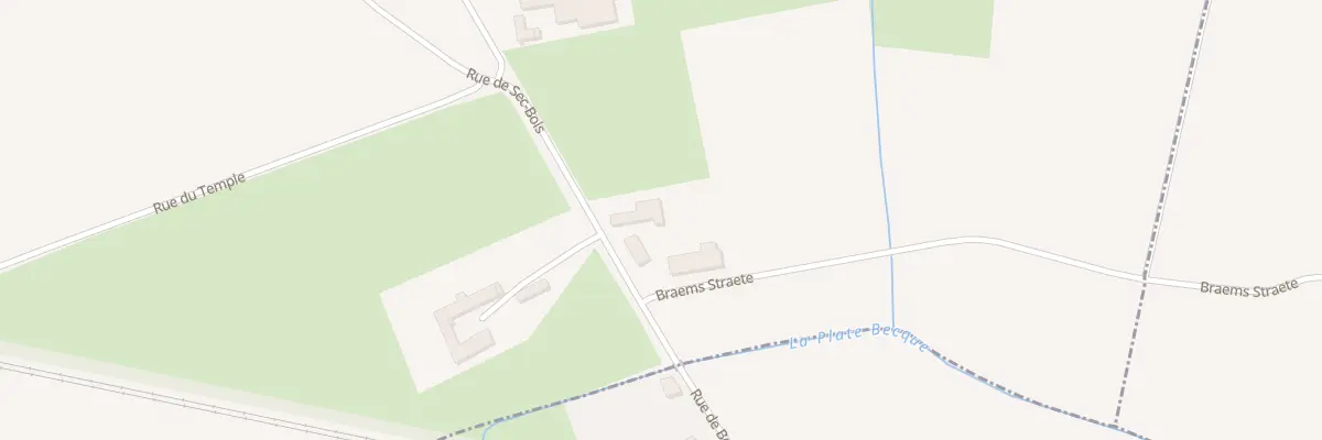 Plan du 1281 Rue de Sec Bois à Borre