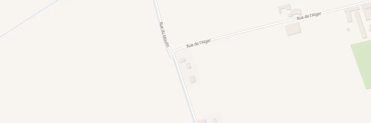 Plan du 1059 Rue du Moulin à Vieux-Berquin