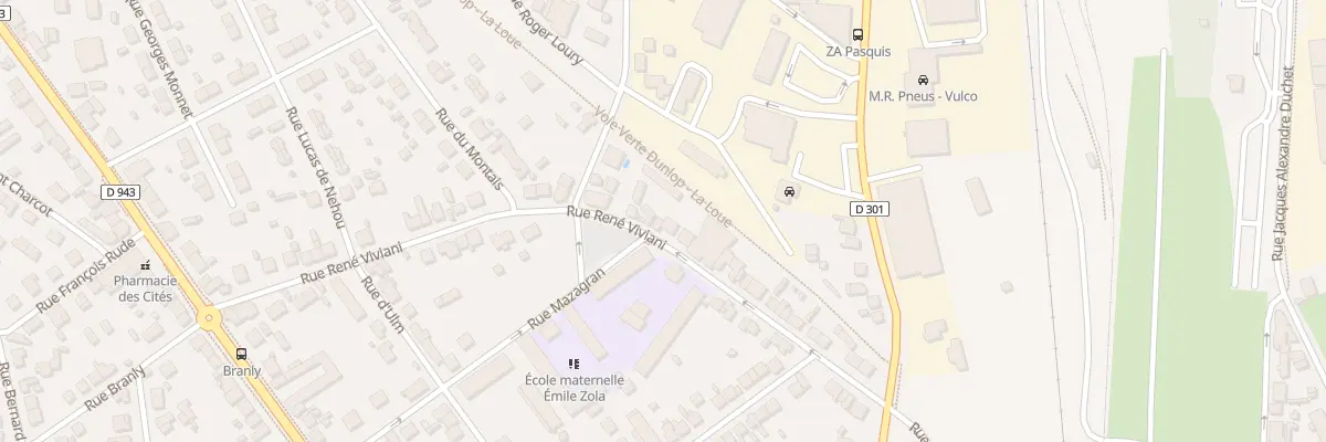 Plan du 34 Rue René Viviani à Montluçon