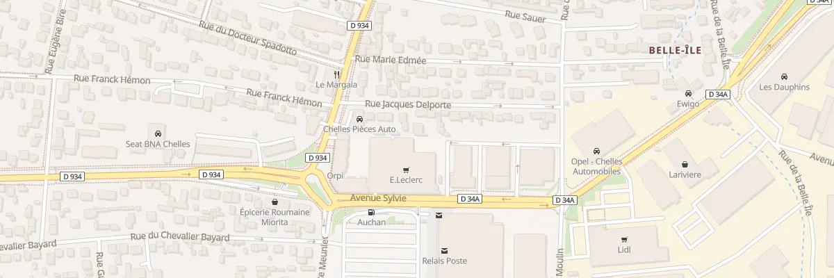 Plan du 14 Rue Jacques Delporte à Chelles